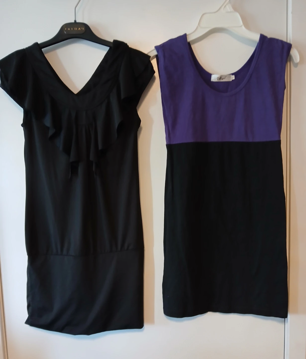 1 Black & 1 Purple & Black Dress - Both S. $5 EACH. - photo 2