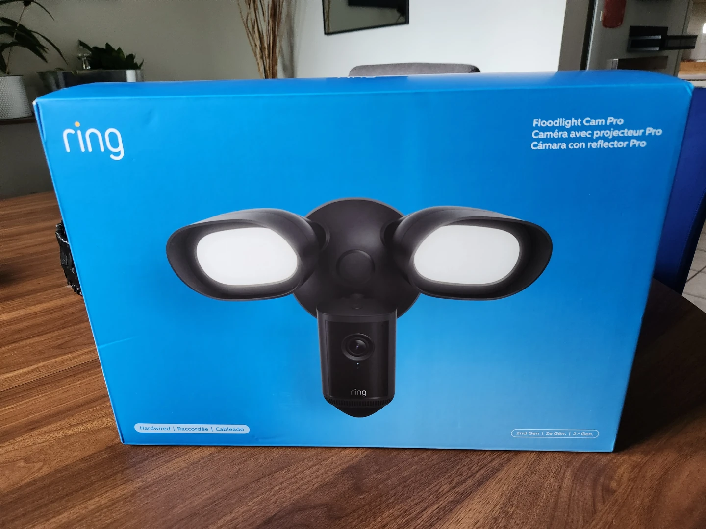 Ring Floodlight Cam Pro 4K (Wired) - Brand New Sealed