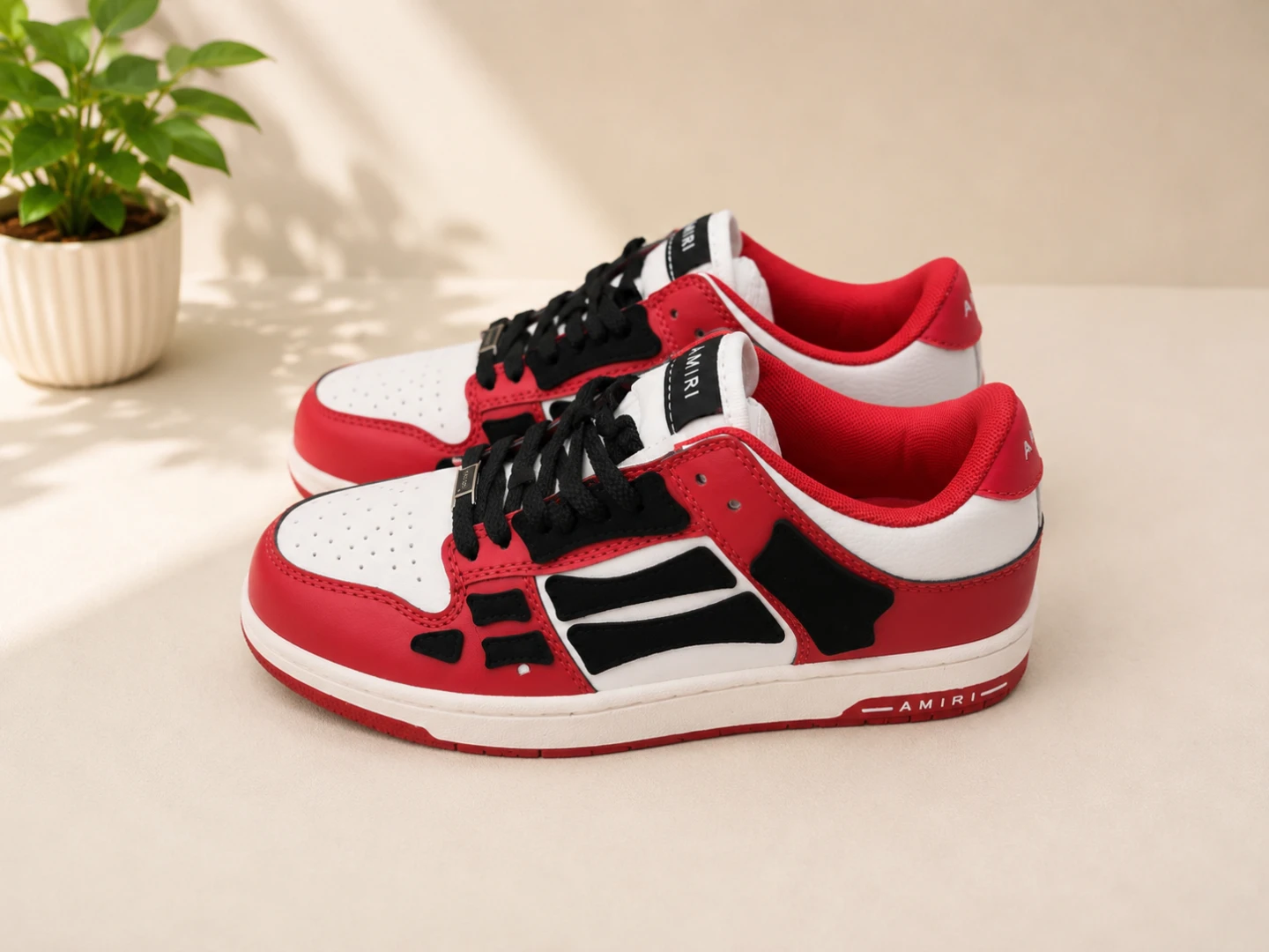 Red and White Sneakers - photo 2
