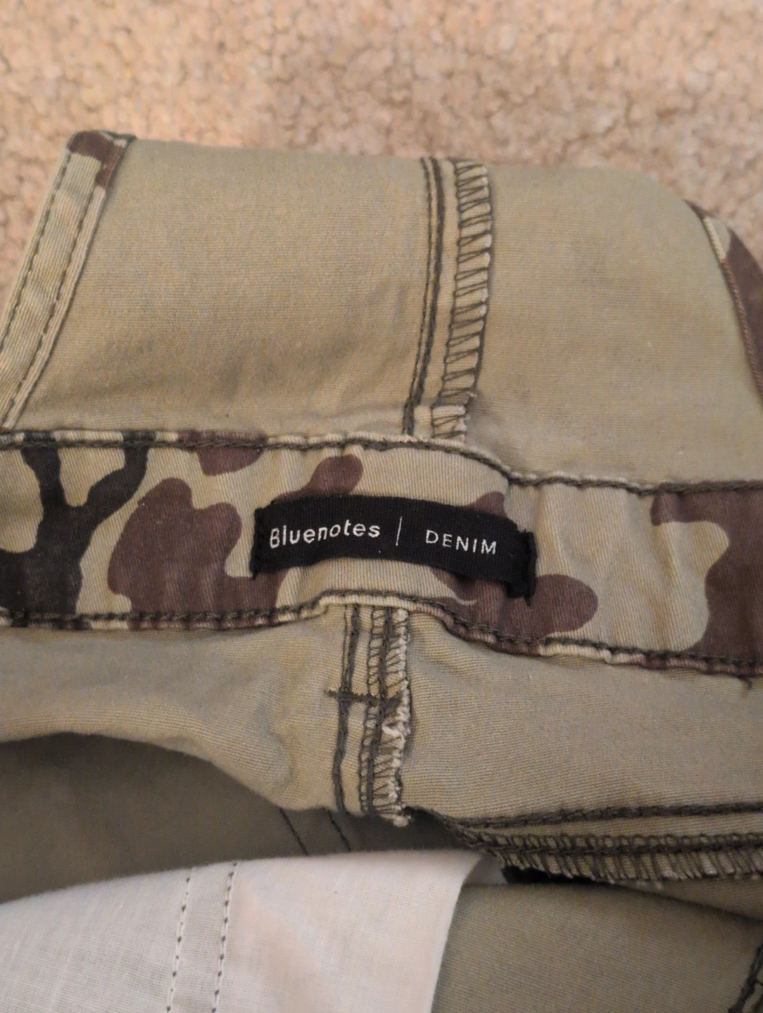 Bluenotes Camo Denim Short Overalls S/P - photo 2
