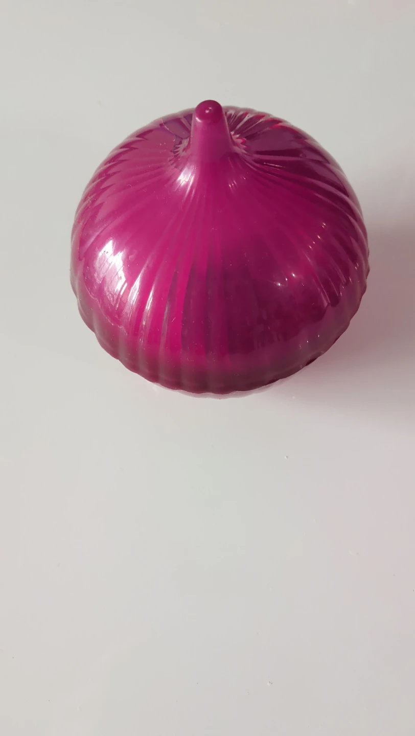 Pink Onion-Shaped Container