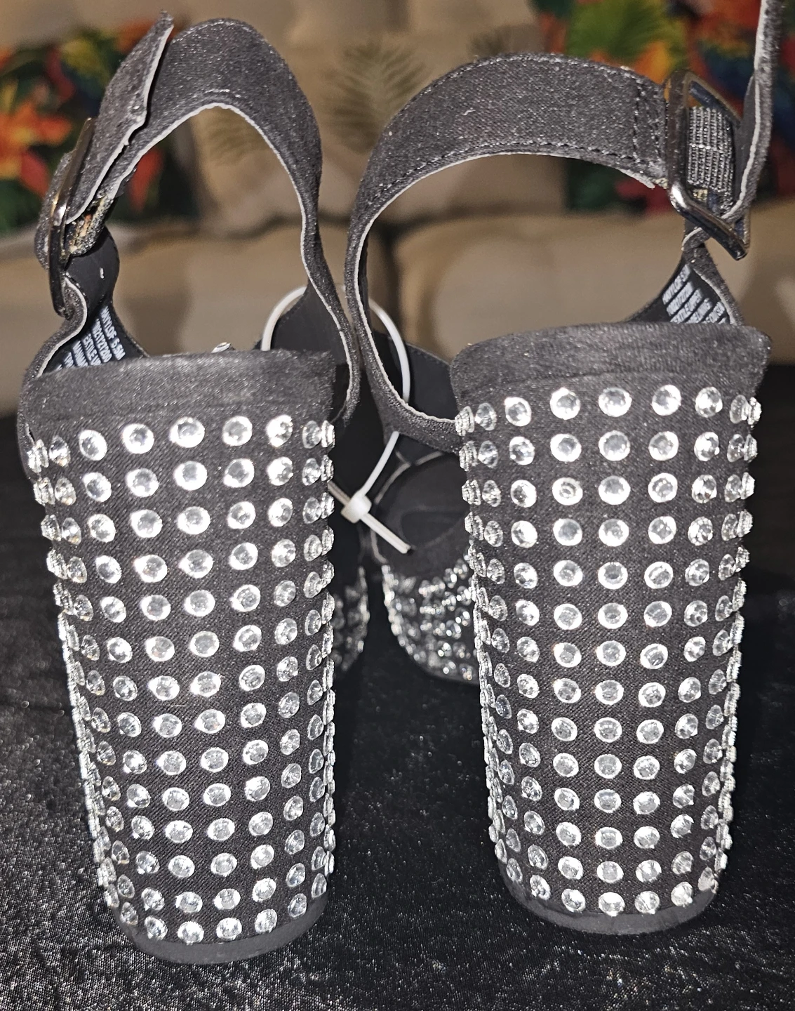 Black Embellished Platform Heels⚽️ - photo 4