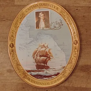 Coca-Cola Captain James Cook Bicentennial Tray 1978