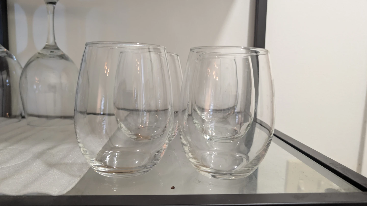 Set of 5 Stemless Wine Glasses - photo 4