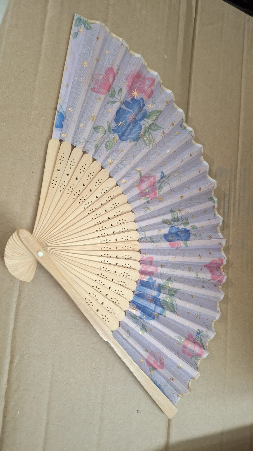 Floral Folding Hand Fan