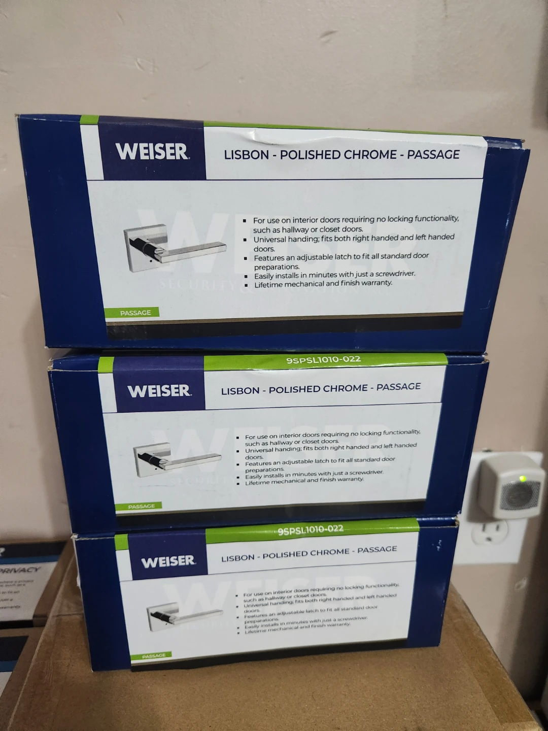 Weiser Lisbon Passage Door Lever - Polished Chrome - photo 3
