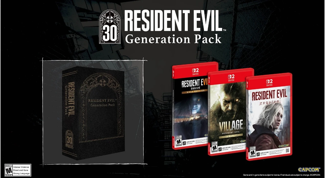 Resident Evil Generation Pack Nintendo Switch 2 ⚽ - photo 4