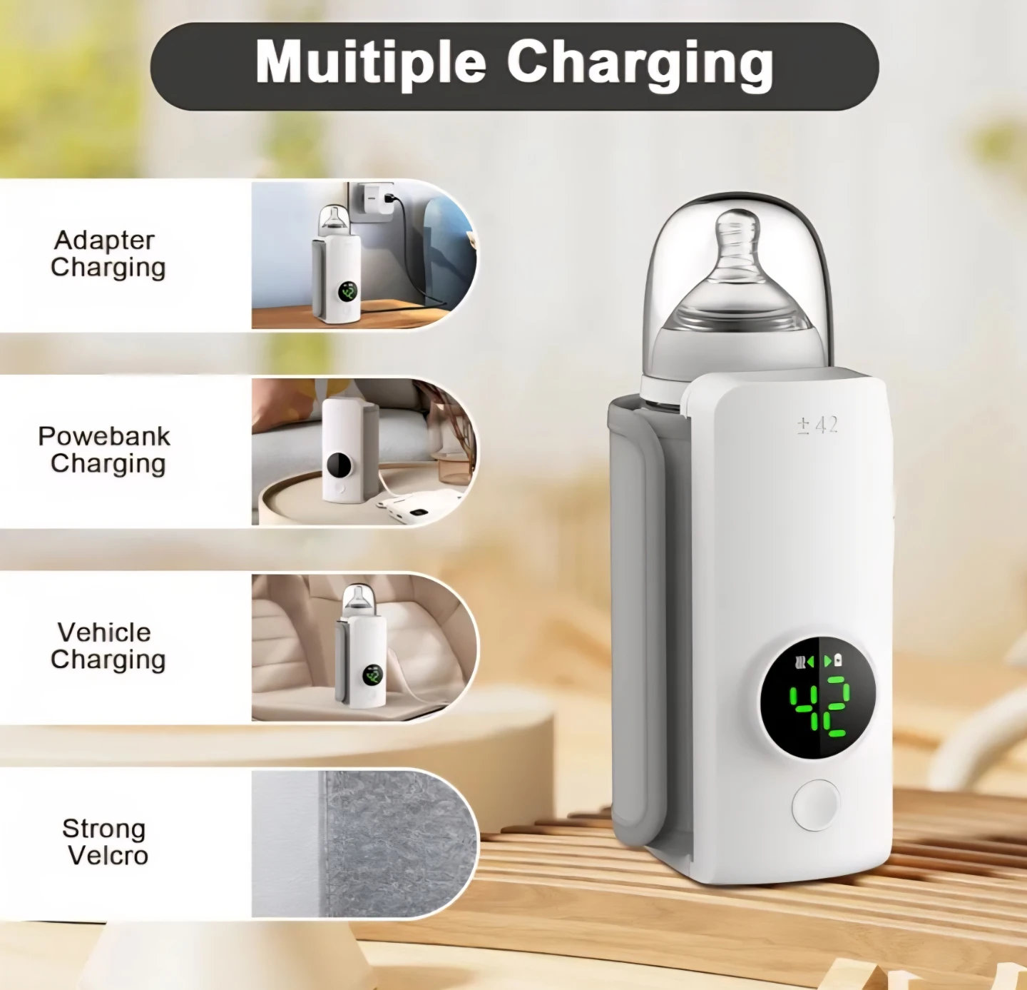 Rechargeable Portable Bottle Warmer - photo 2