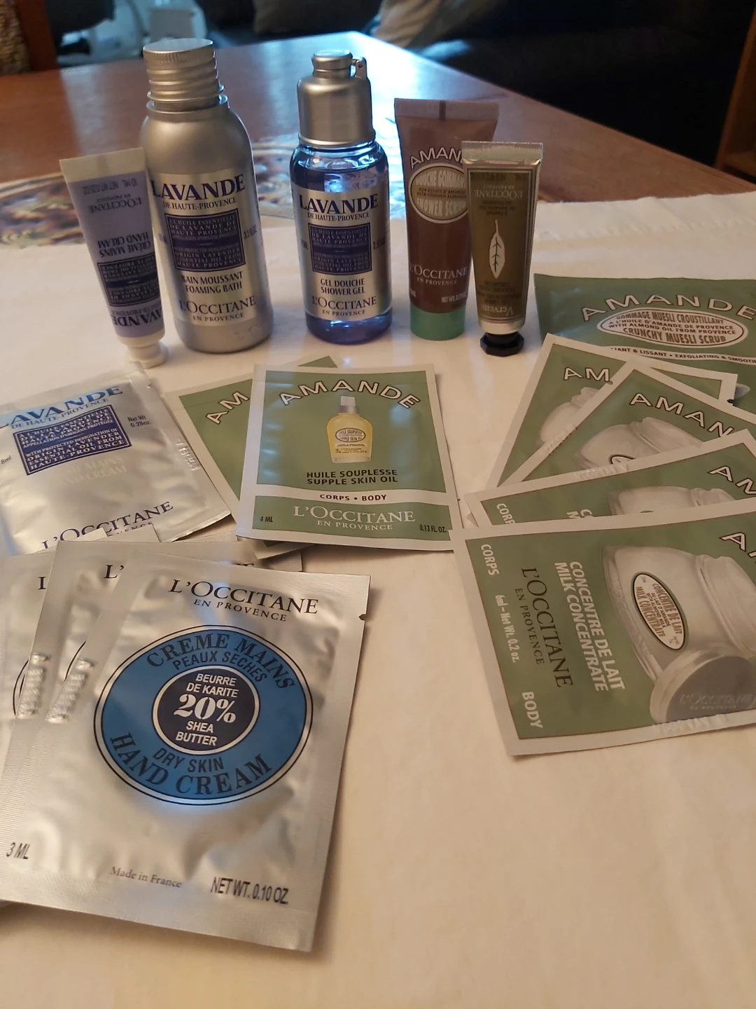 L'Occitane Travel Size Skincare Set - Lavender & Almond