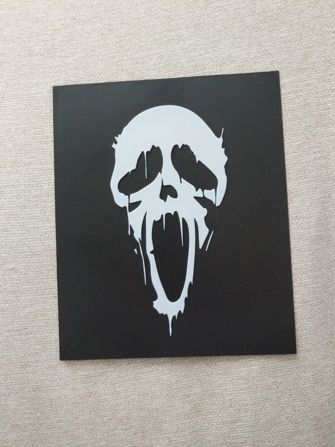 Ghostface art piece