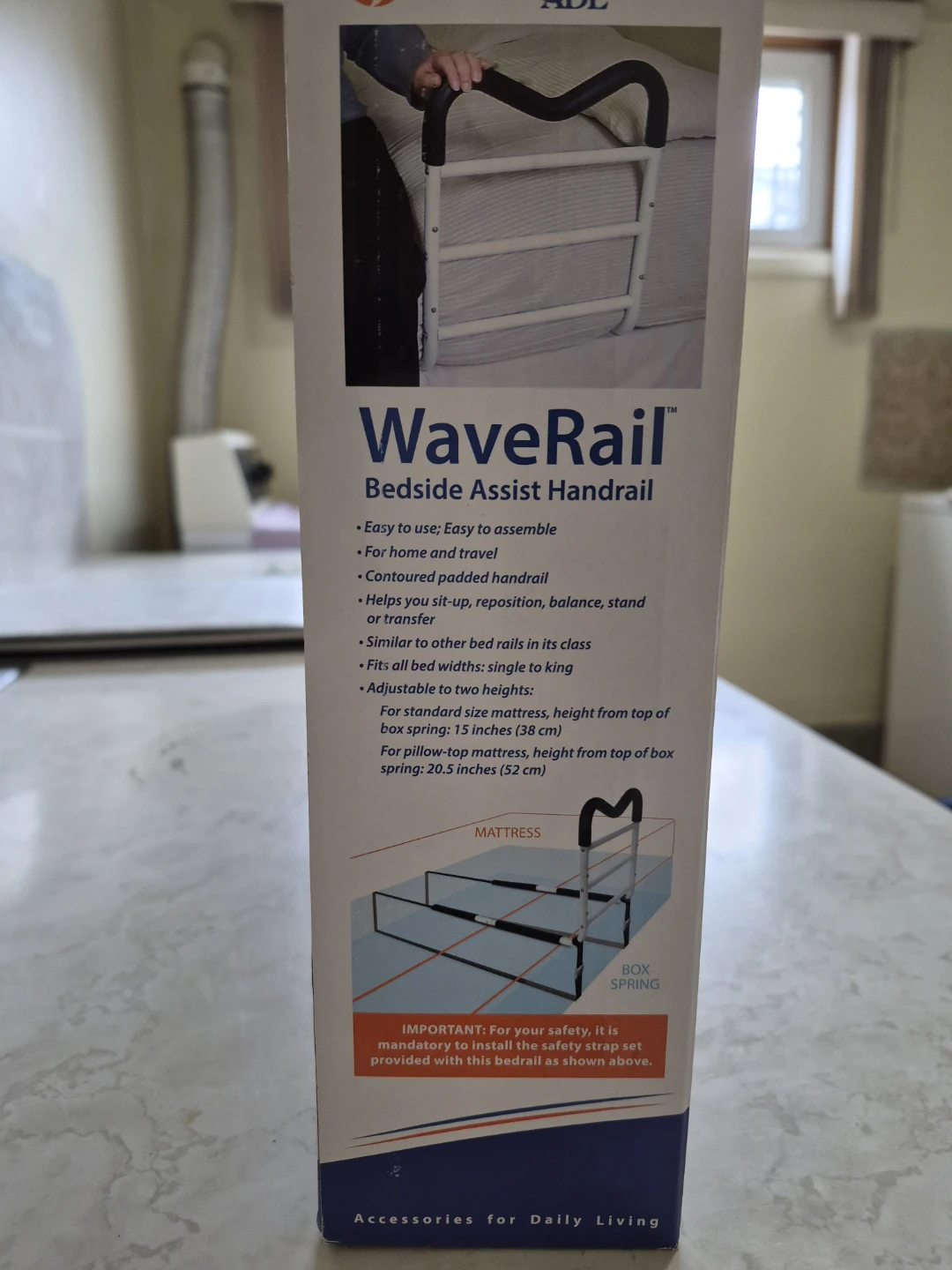 Parsons ADL WaveRail Bedside Assist Handrail - photo 2