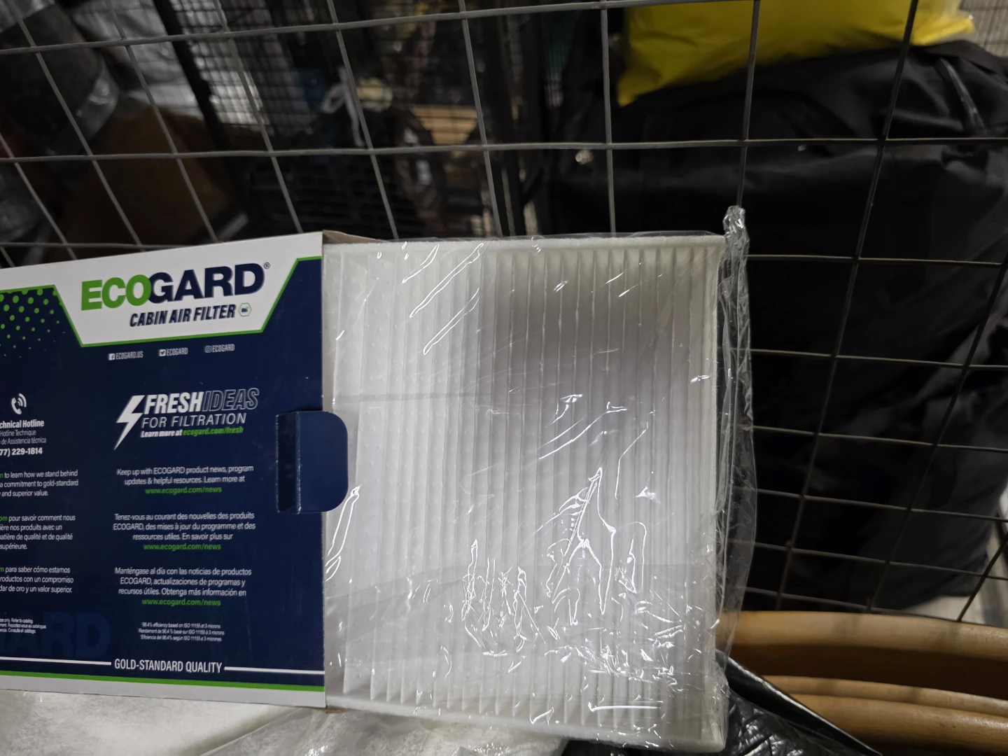 ECOGARD Cabin Air Filter Toyota Corolla XC10622 - photo 2