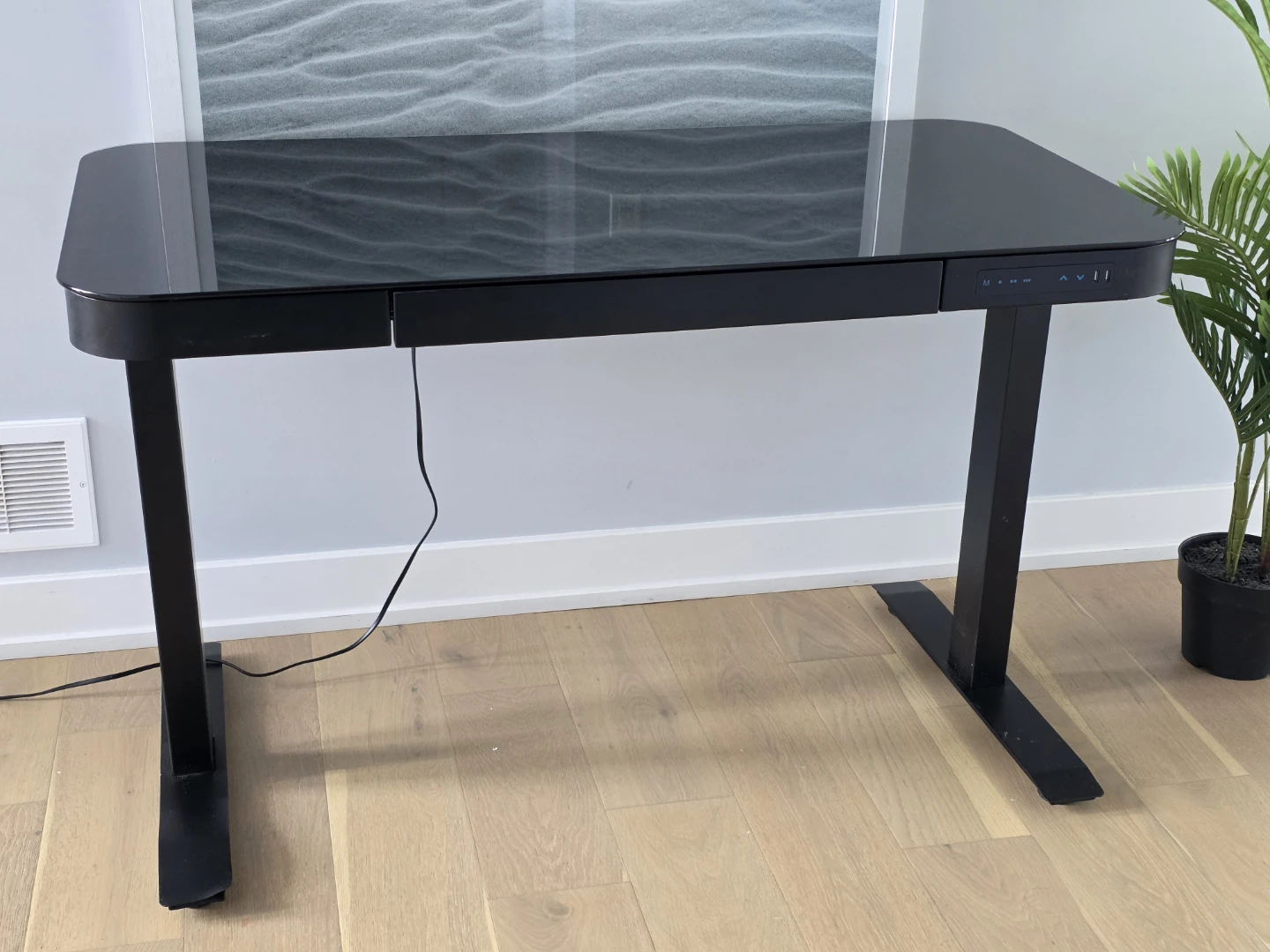Tresanti Black Electric Standing Desk with Drawer - photo 2