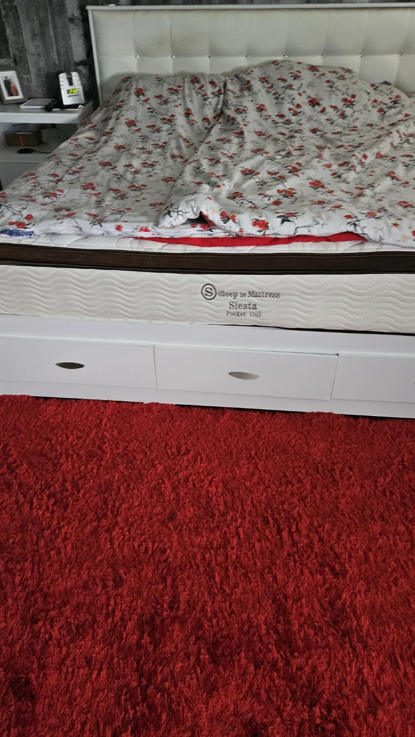 King size bedroom set with mattress - photo 3