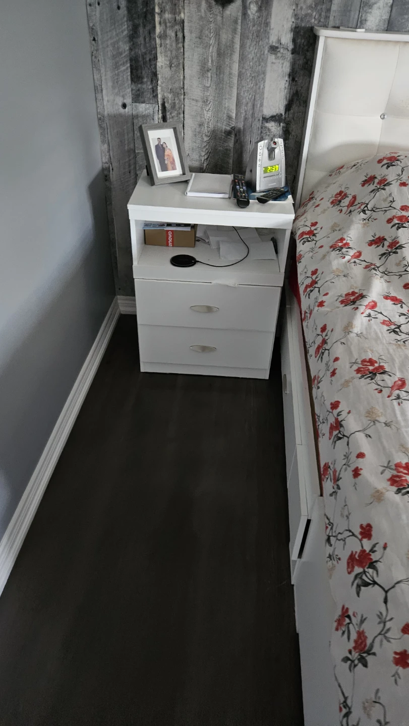 King size bedroom set with mattress - photo 5