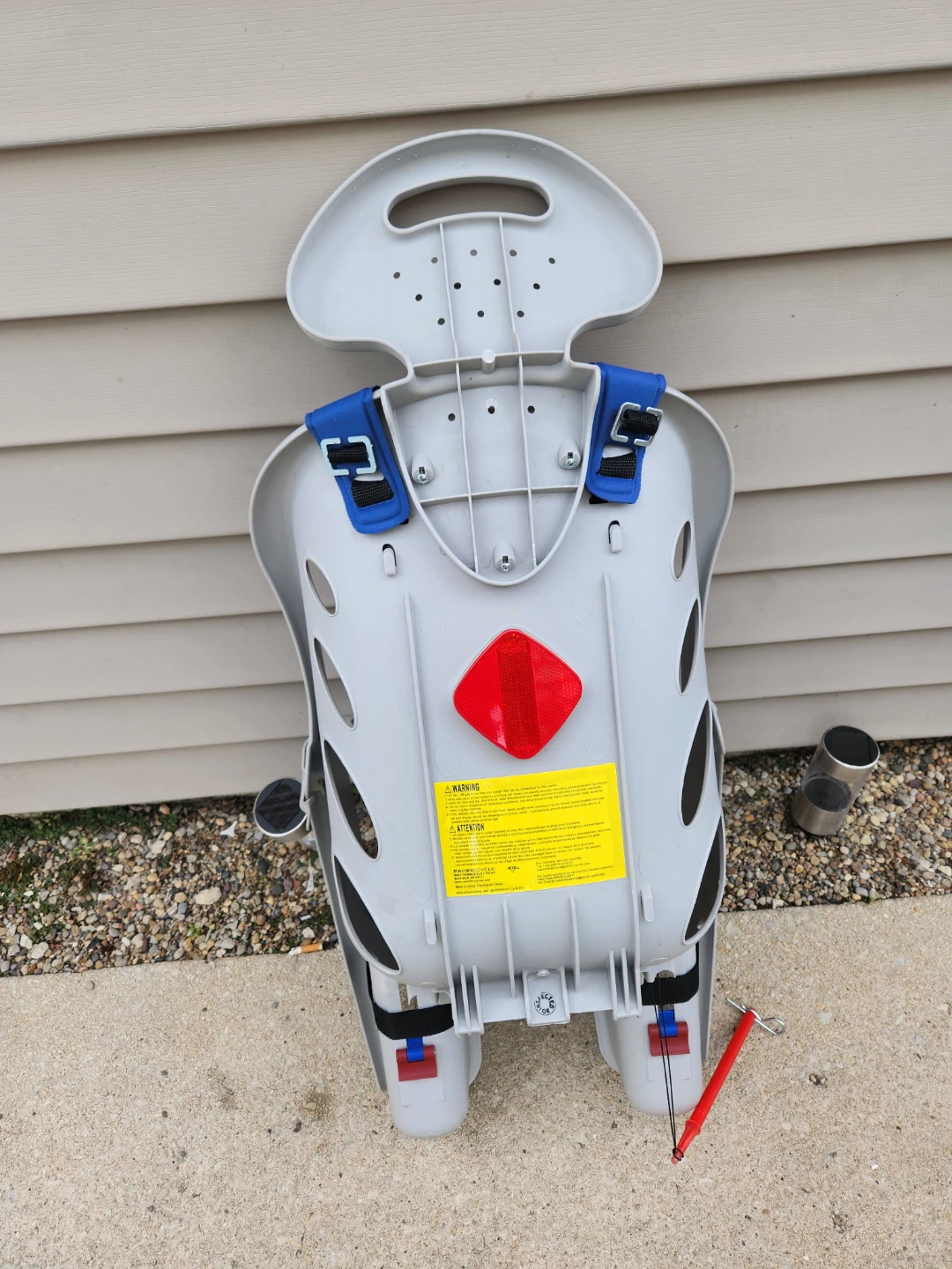 Gray and Blue Child Bike Seat - photo 2