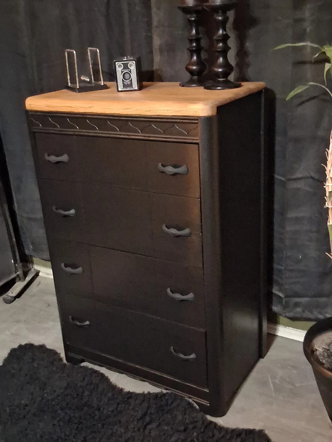 Custom Vintage Waterfall Dresser