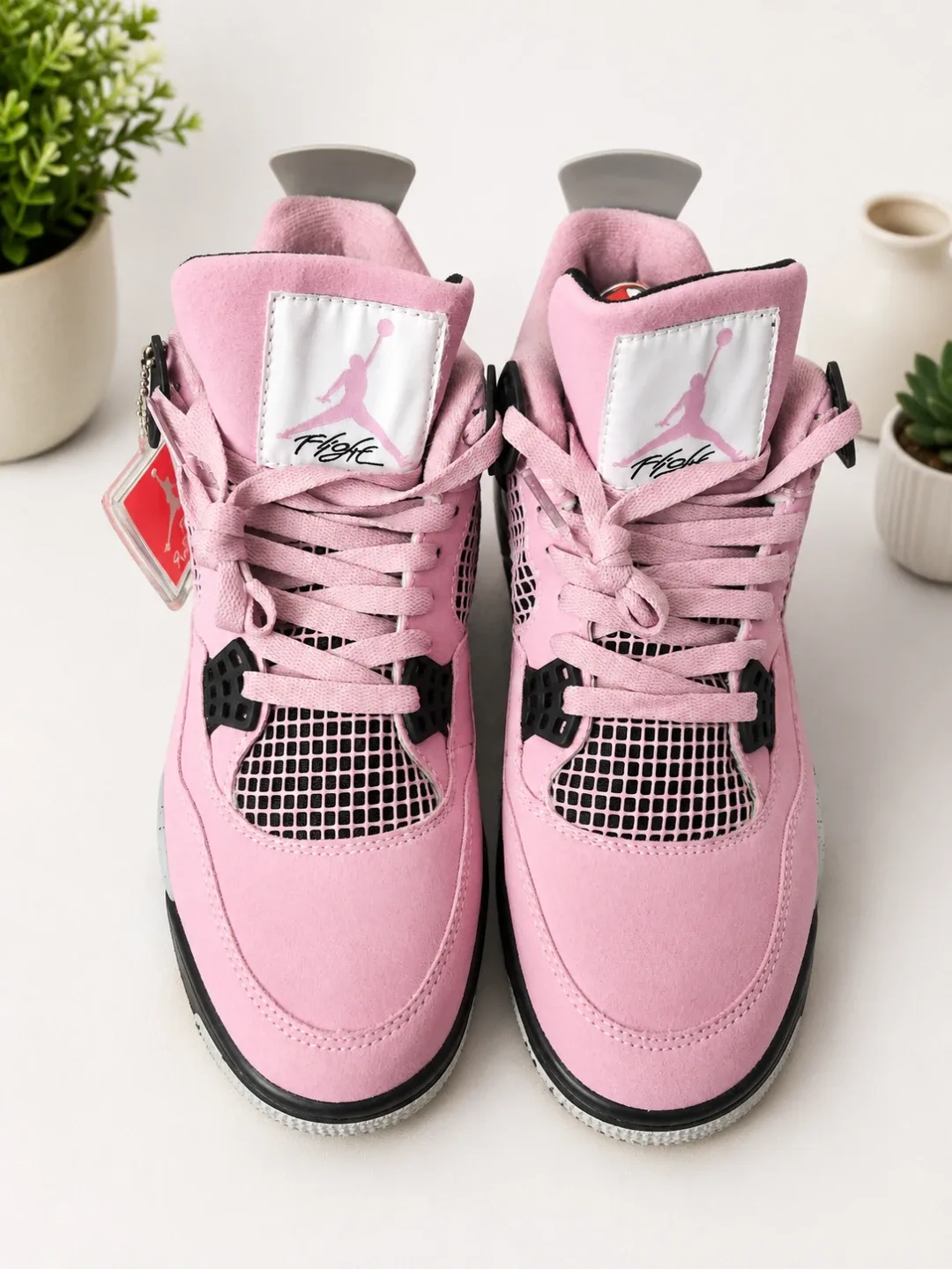 Air Jordan 4 Retro Pink Women's Shoes