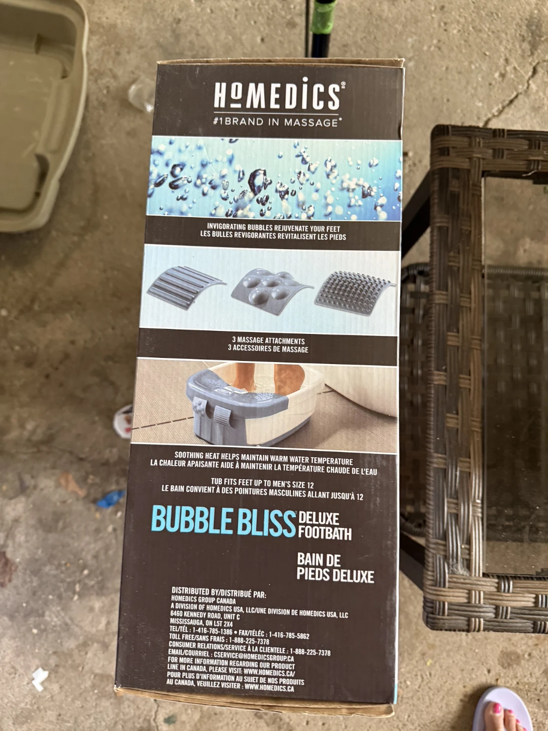 HoMedics Bubble Bliss Deluxe Footbath - photo 2