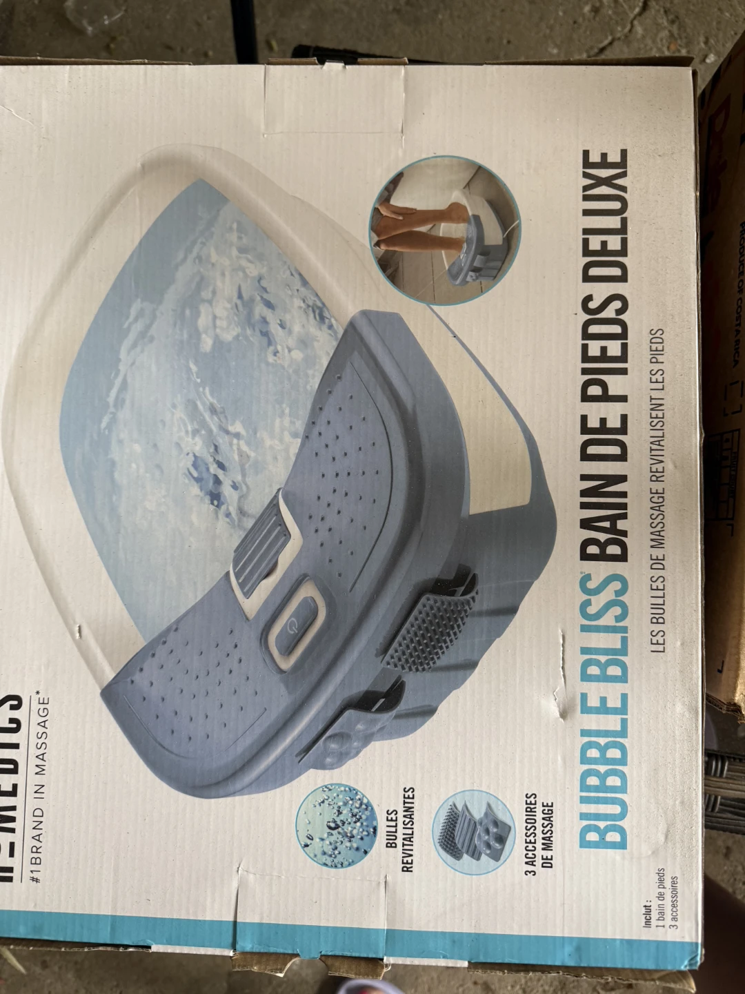 HoMedics Bubble Bliss Deluxe Footbath