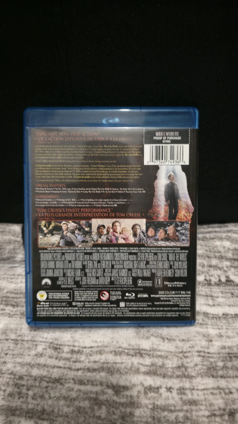 War of the world's bluray dvd Tom Cruise - photo 3