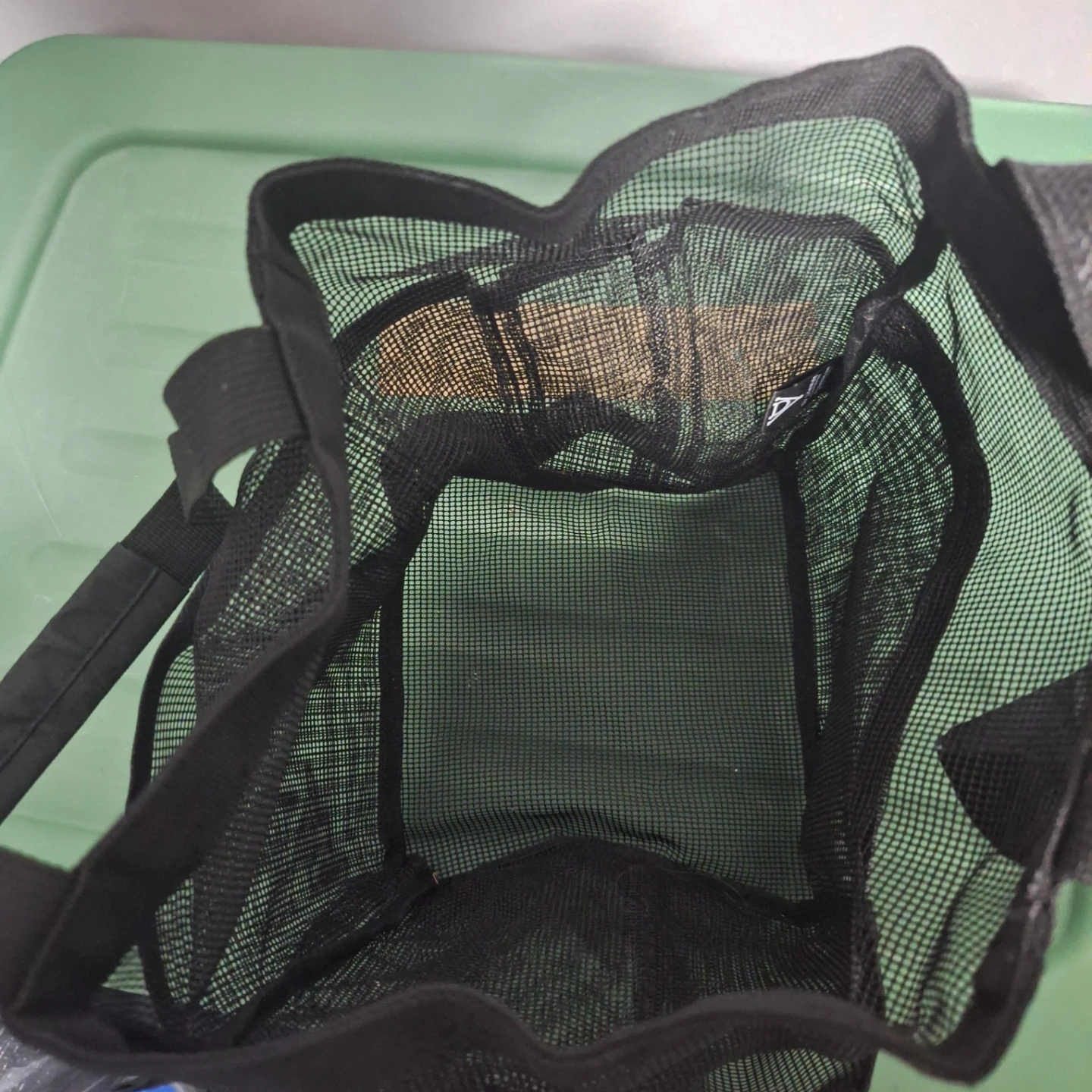 Black Mesh Shower Caddy Bag - photo 5