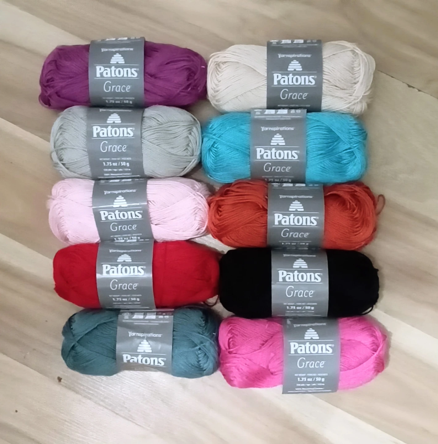 🧶HALF PRICE 🧵Patons Grace Yarn - Multiple Colours