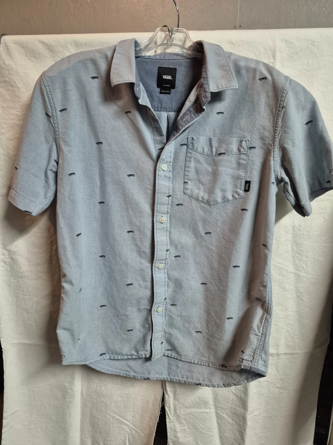 Vans Short Sleeve Button Up Shirt