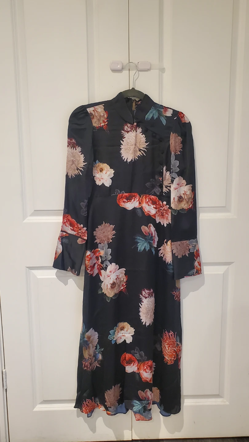 Zara Floral Print Midi Dress