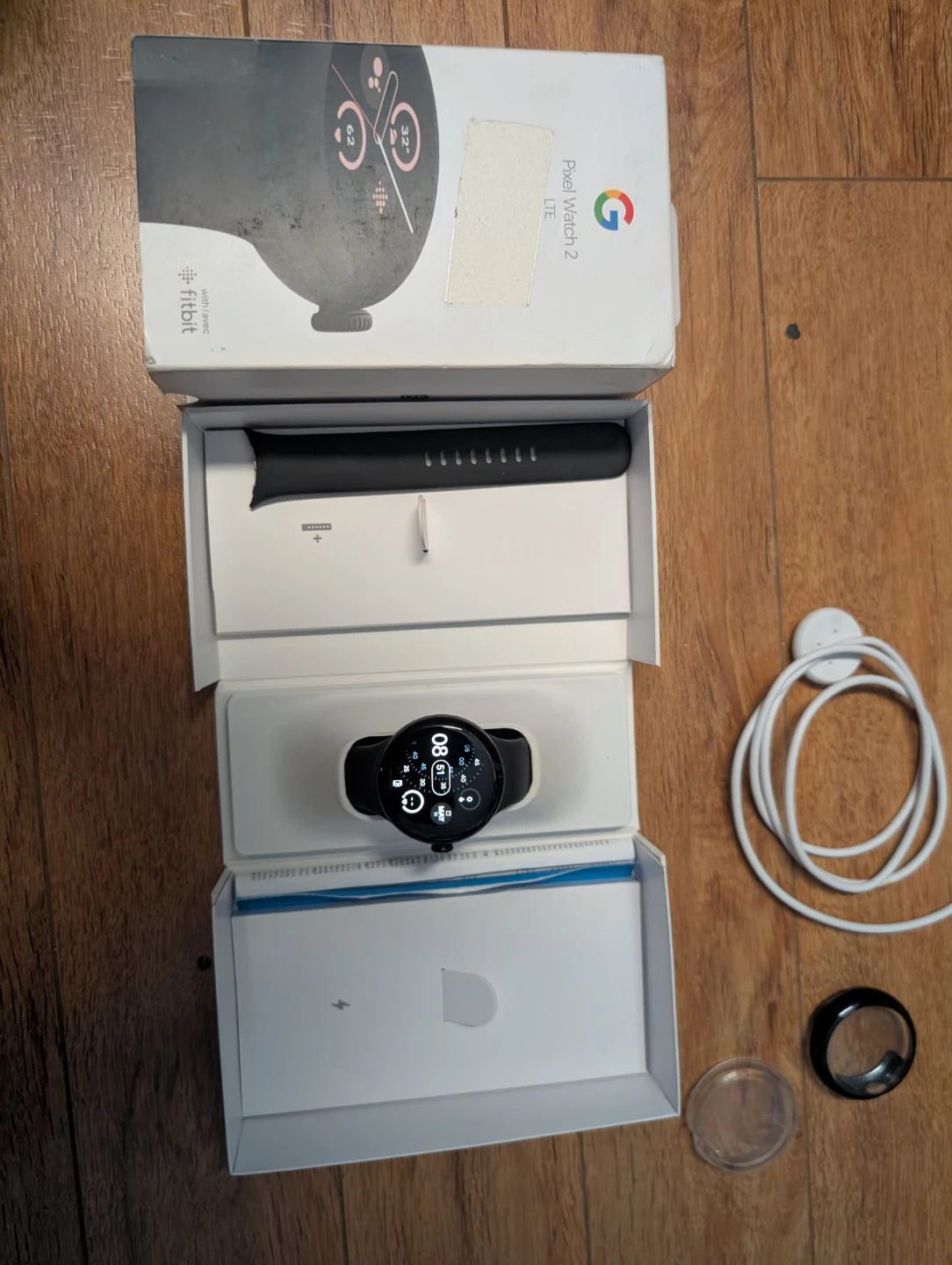 Google Pixel Watch 2 LTE Smartwatch with Black Band
