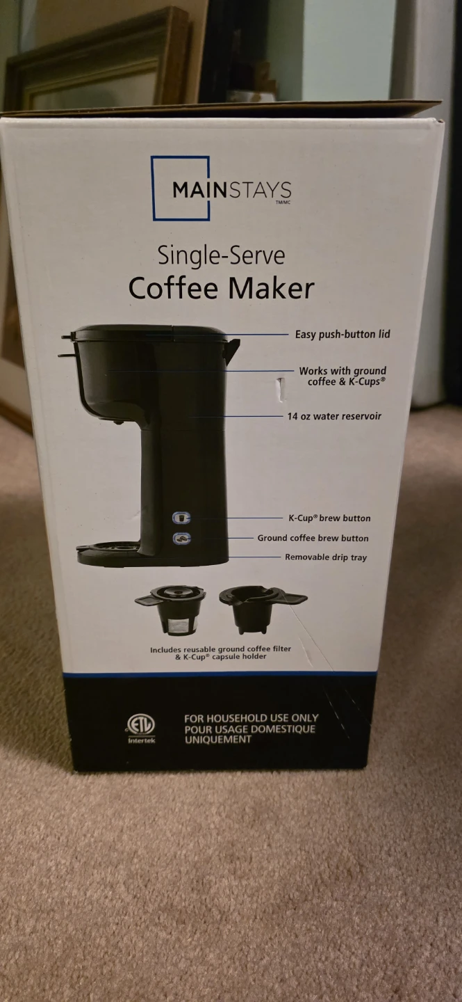 Mainstays Single-Serve Coffee Maker - photo 2