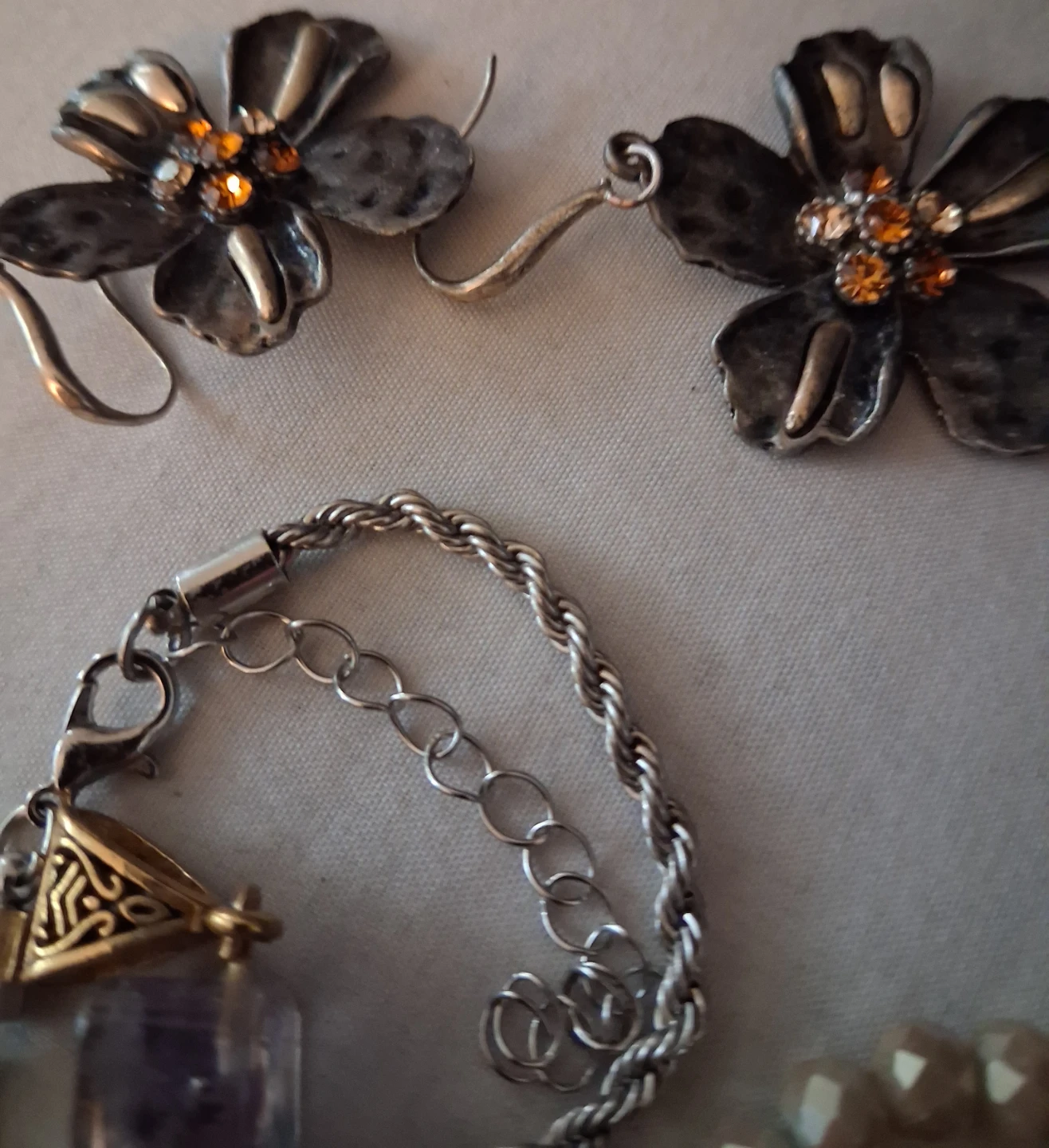Jewellery Set: Necklace, Earrings and Bracelet - photo 3