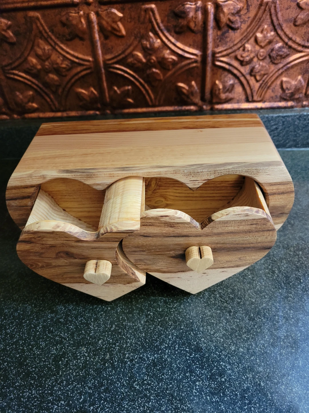 Wooden Heart Jewelry Box - photo 2