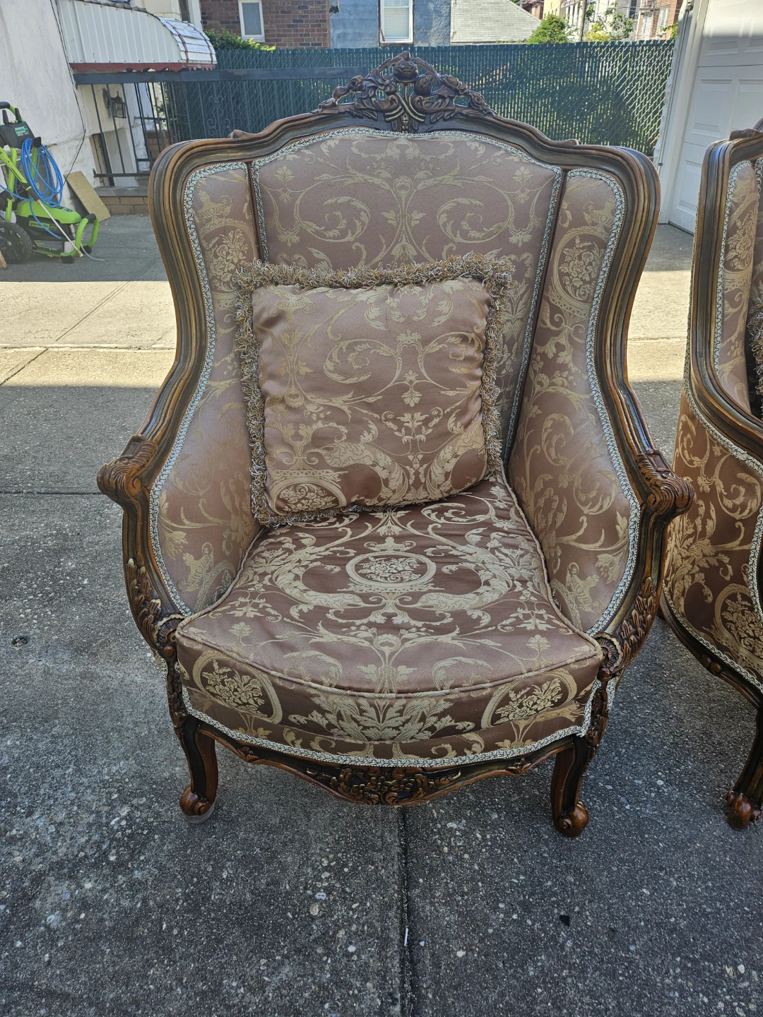 2 beautiful louis xv style chairs - photo 2