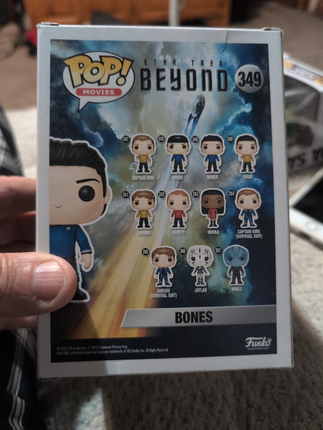Funko Pop! Star Trek Beyond Bones Vinyl Figure #349 - photo 2