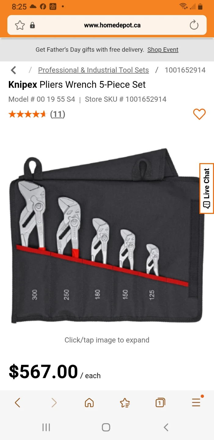 KNIPEX Cobra Pliers Set - photo 2