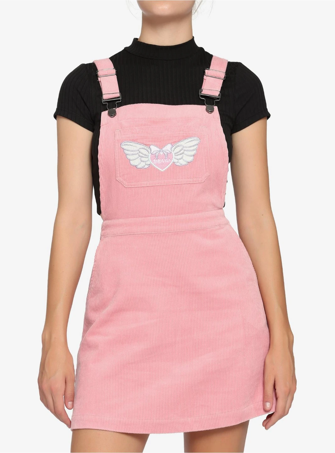 Hot Topic Pink Kawaii Corduroy Skirtall (XL)
