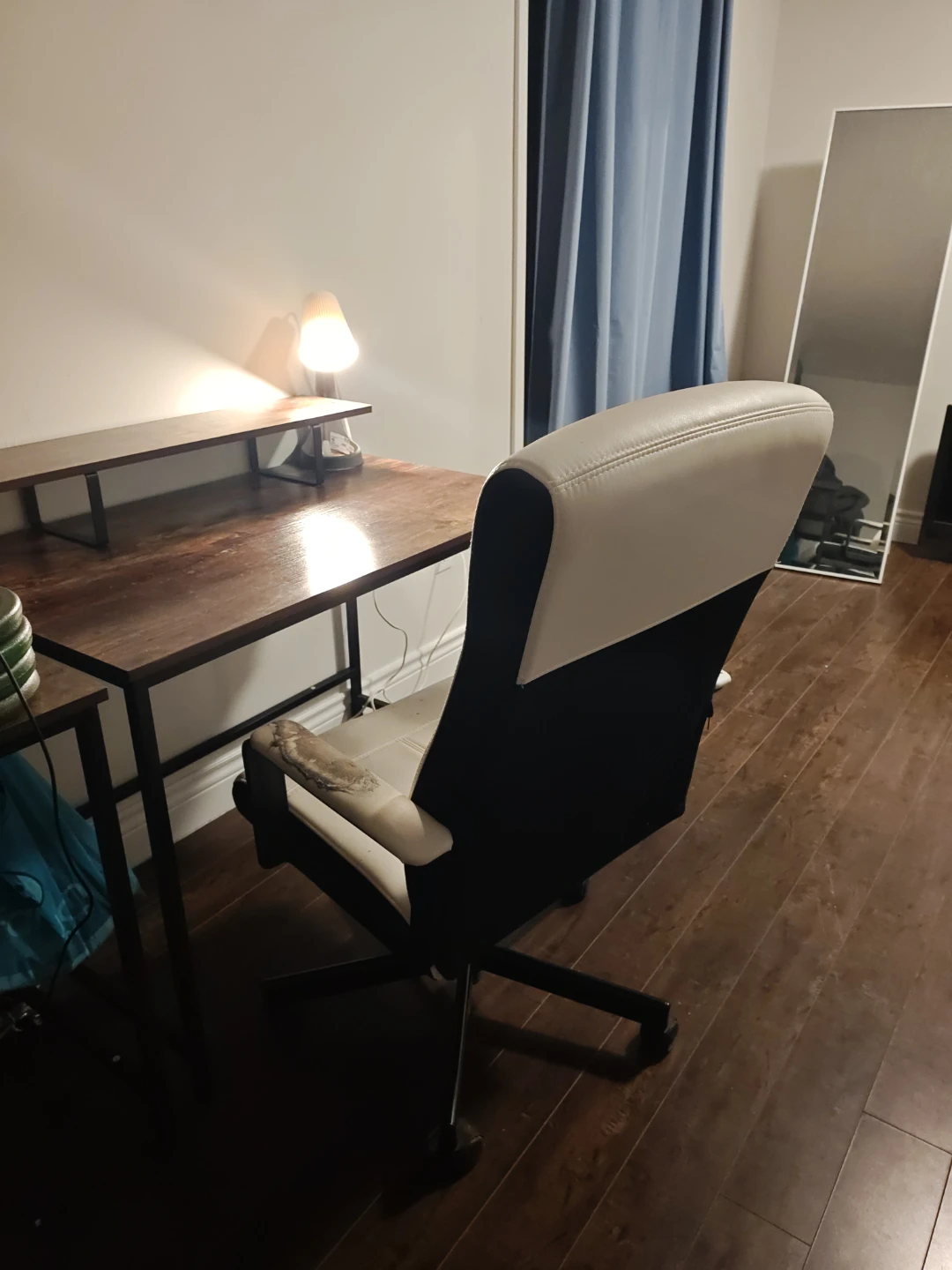 White Office Chair - Some Wear