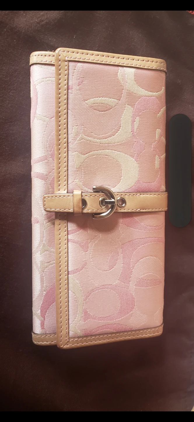 Coach Pink Signature C Monogram Wallet - photo 4