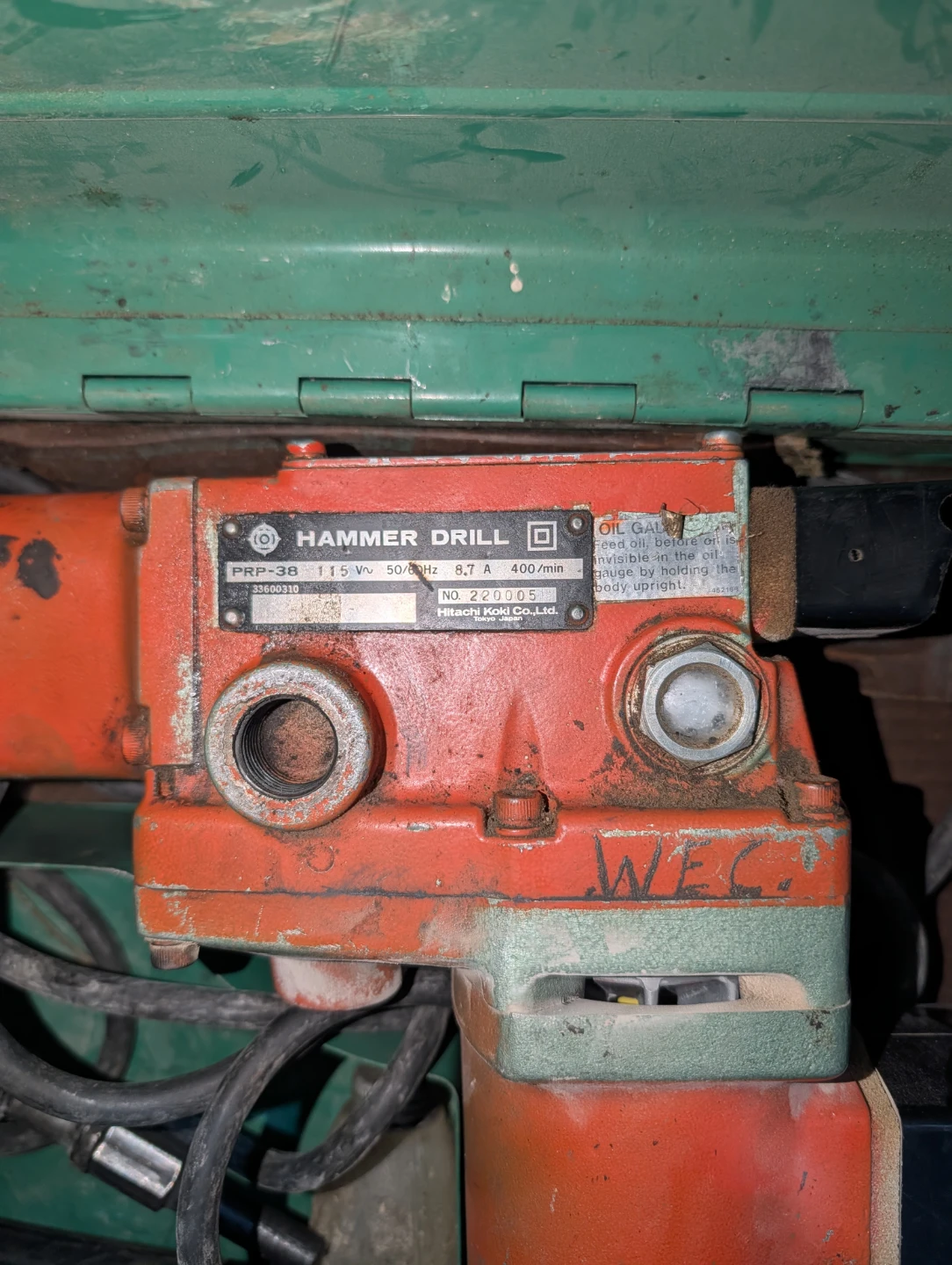 HITACHI PRP-38 Hammer Drill - photo 2