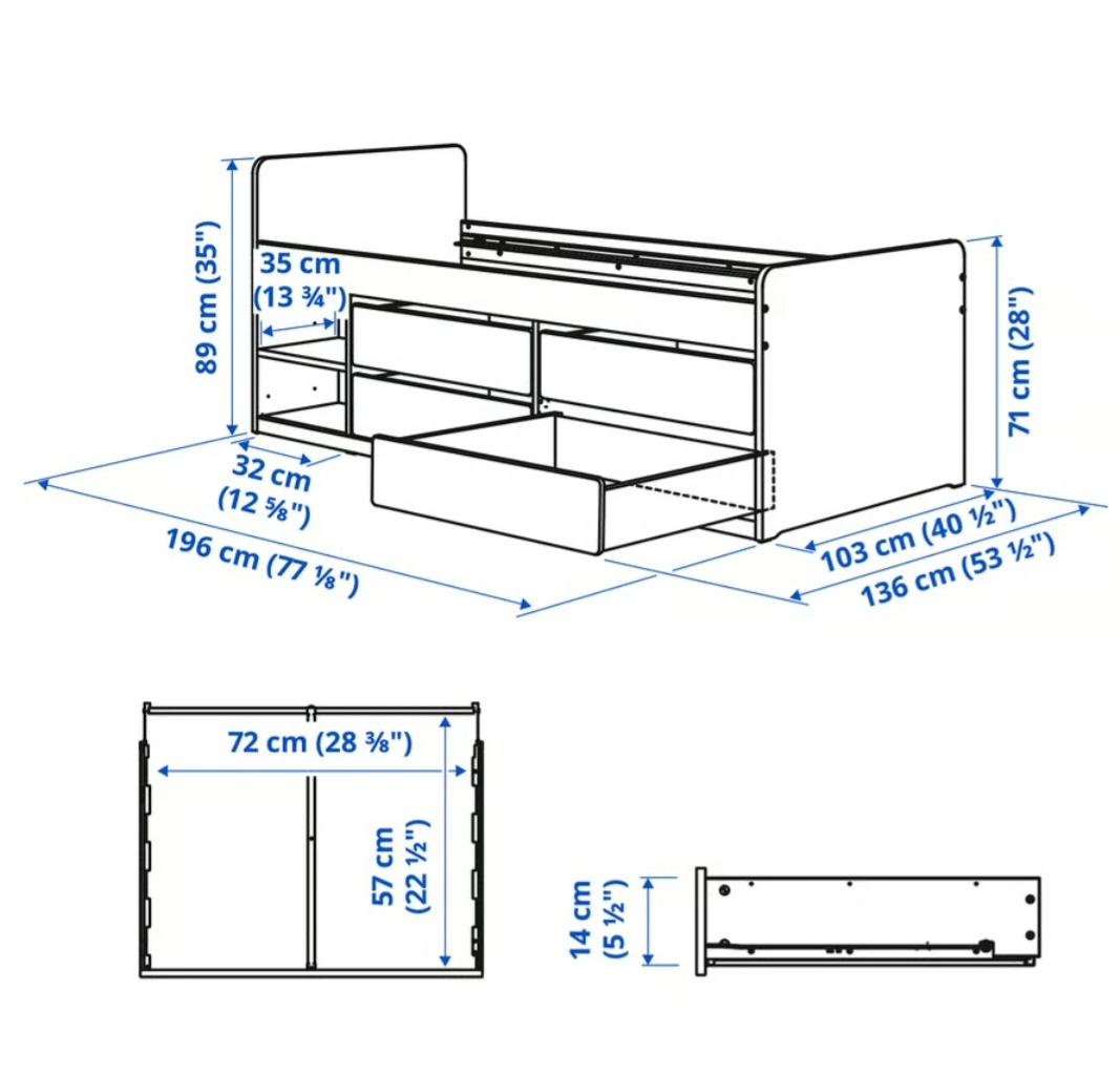 Bendo esta base de cama para niños uni personal