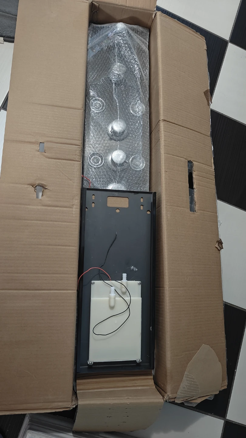 Black Shower Panel System with Multiple Jets - photo 2