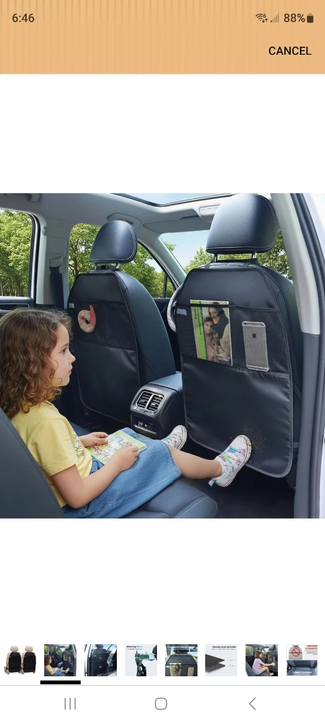 Car seat protector and Kick mat - photo 4
