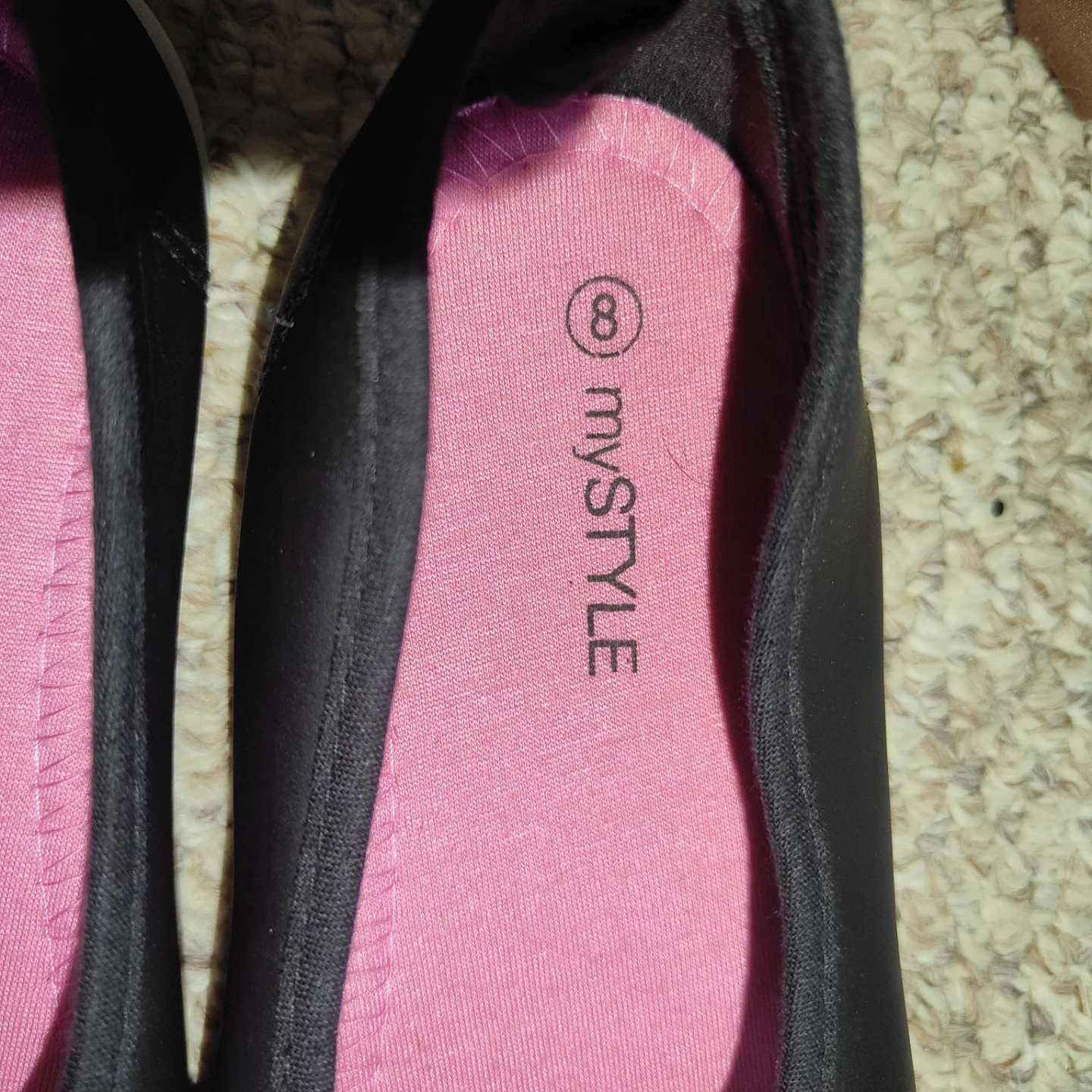 mySTYLE Black Sneakers Size 8 - photo 2
