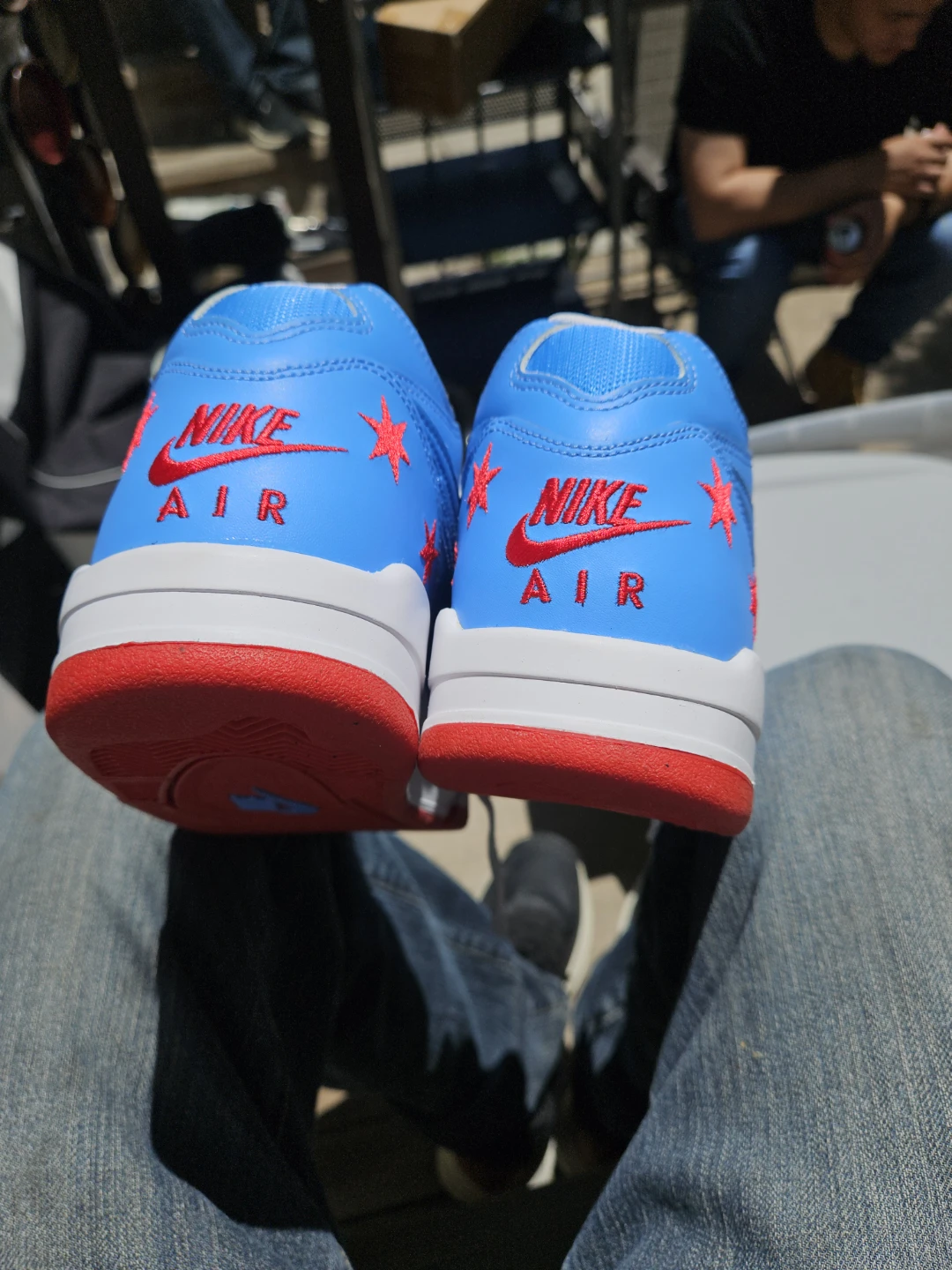 Nike Air Jordan Sneakers - Blue/Red - photo 3