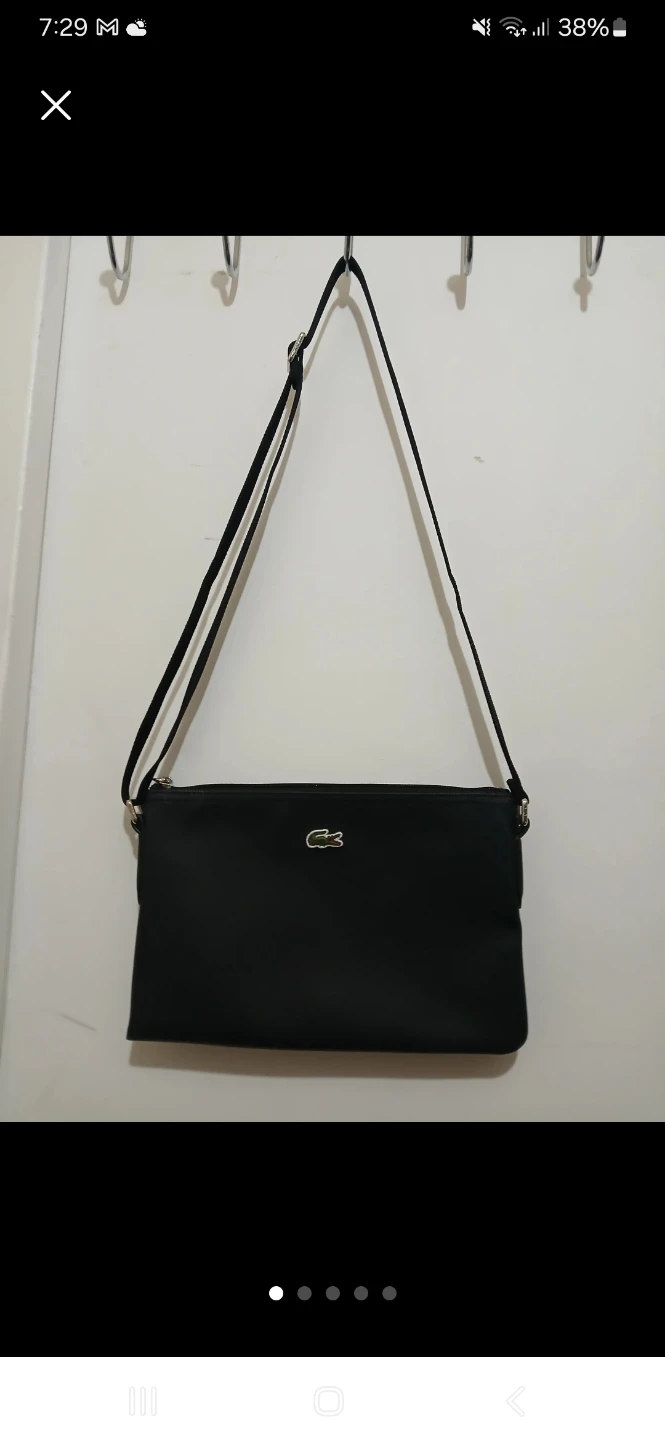 Lacoste Black Crossbody Bag
