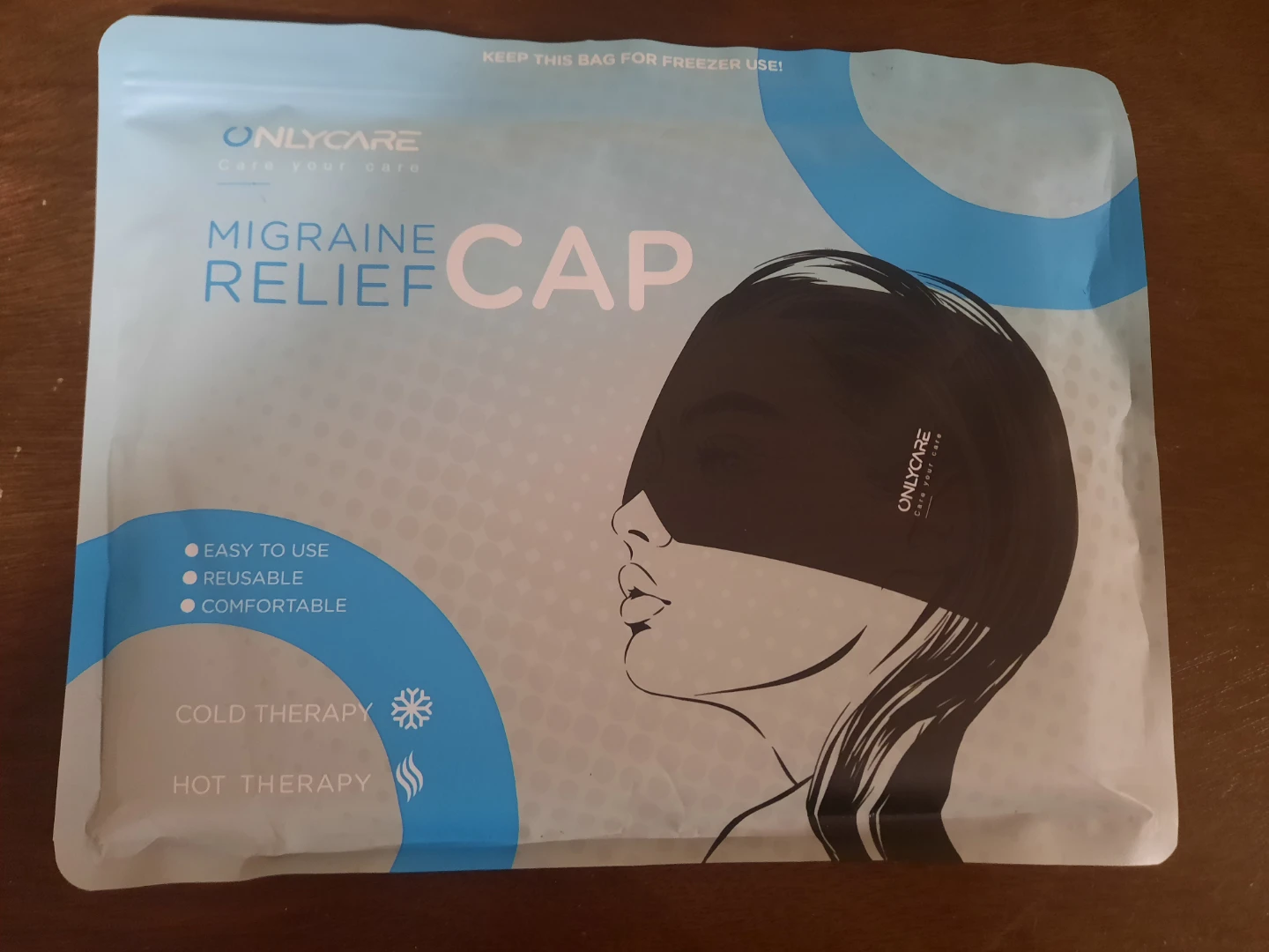 Migraine Relief Cap- hot and cold