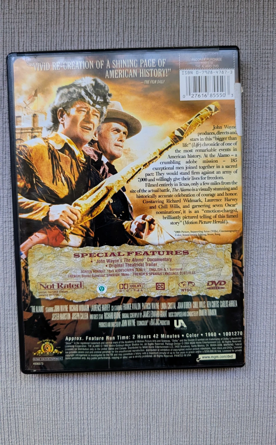 The Alamo DVD Movie - photo 2