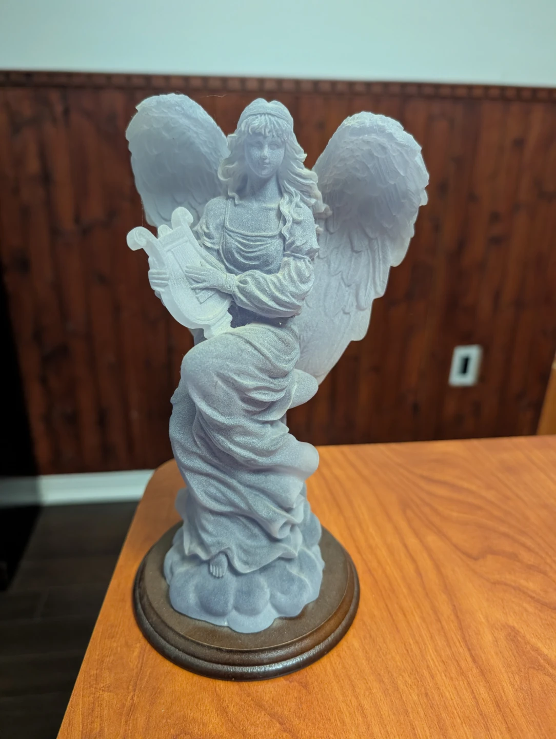 Angel Statue with Lyre