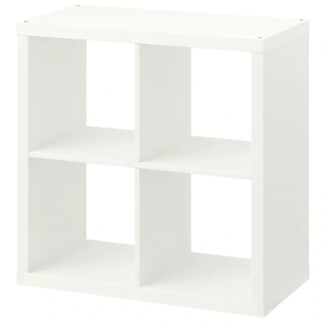 IKEA Assembled White Kallax 4-Cube - photo 4